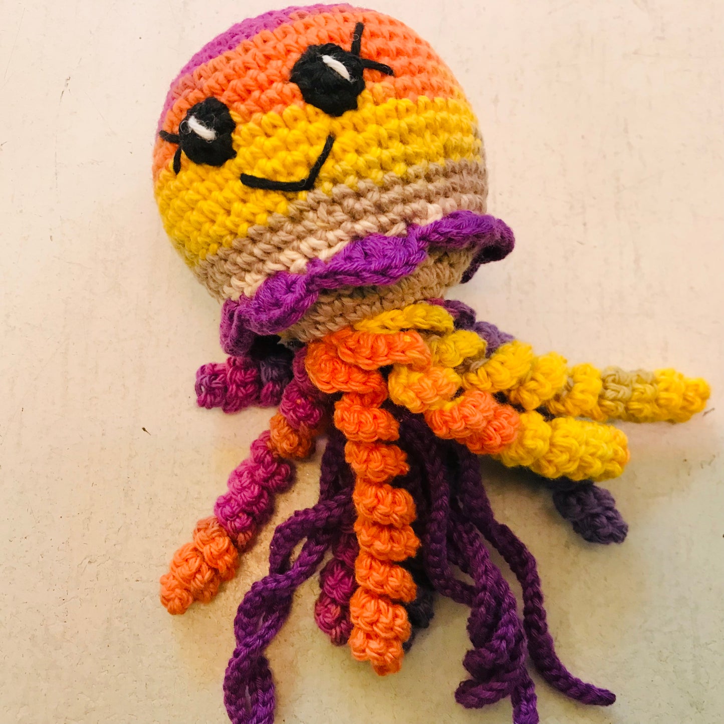 Octopus Crochet Toy - multi coloured