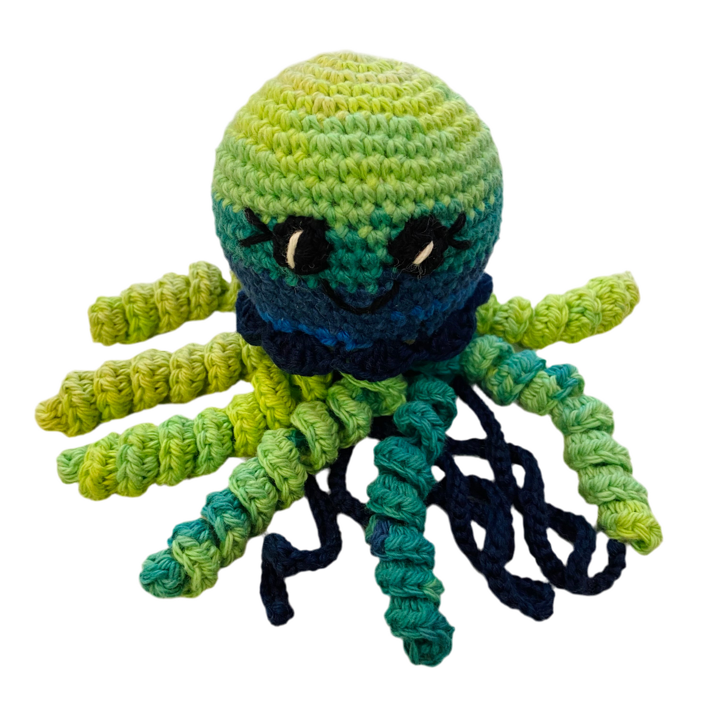 Octopus Crochet Toy - multi coloured
