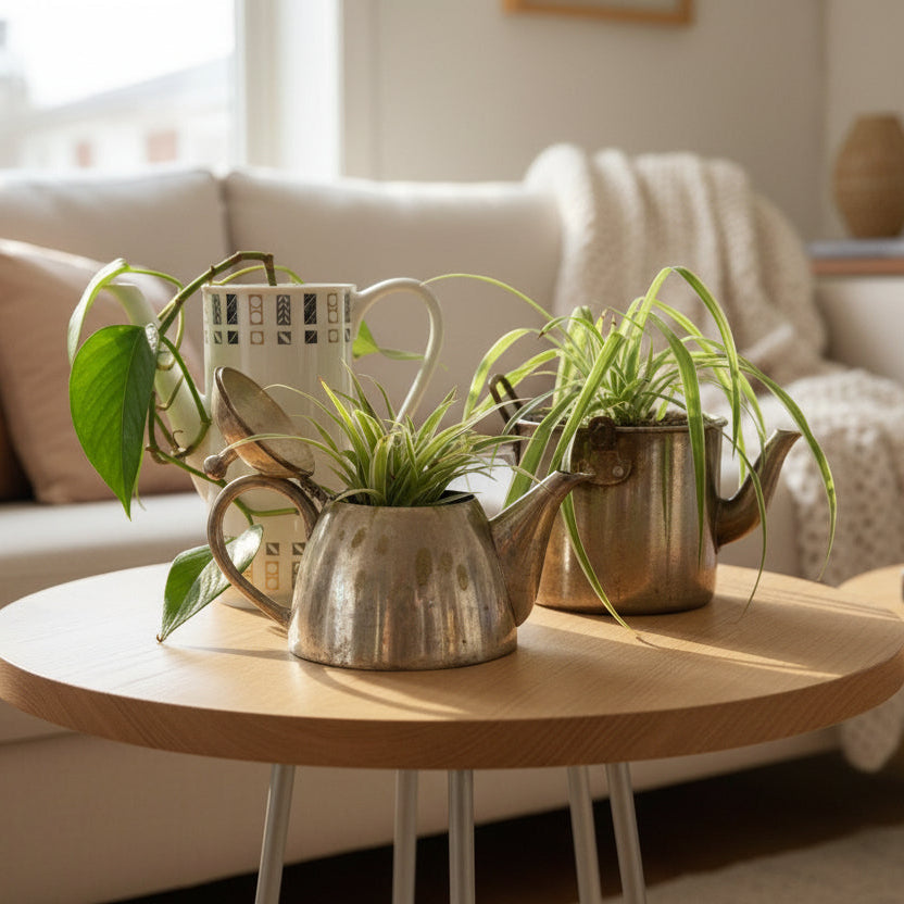 Planted OOAK Tea Pots & Jugs