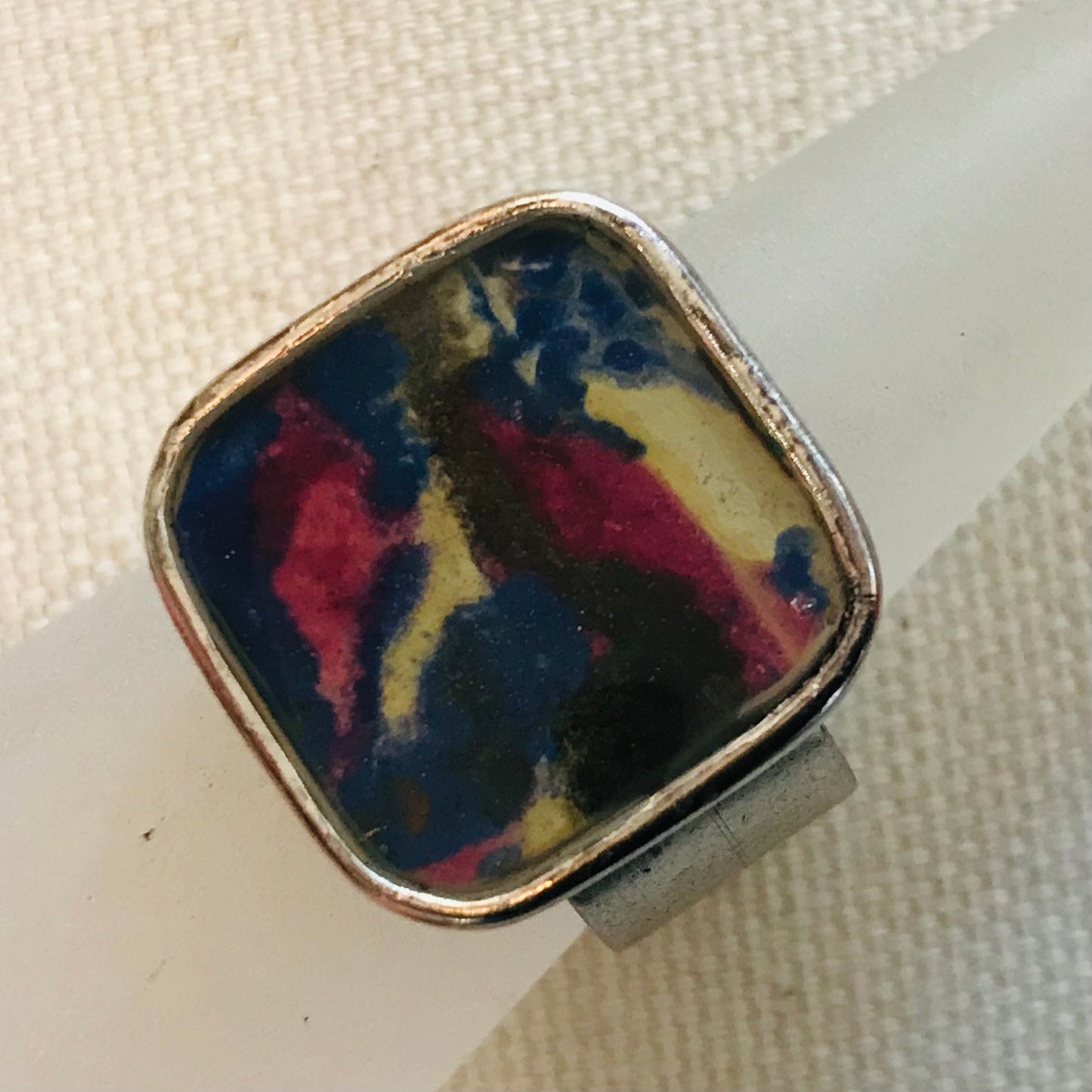 Mixed Metal & Resin adjustable rings