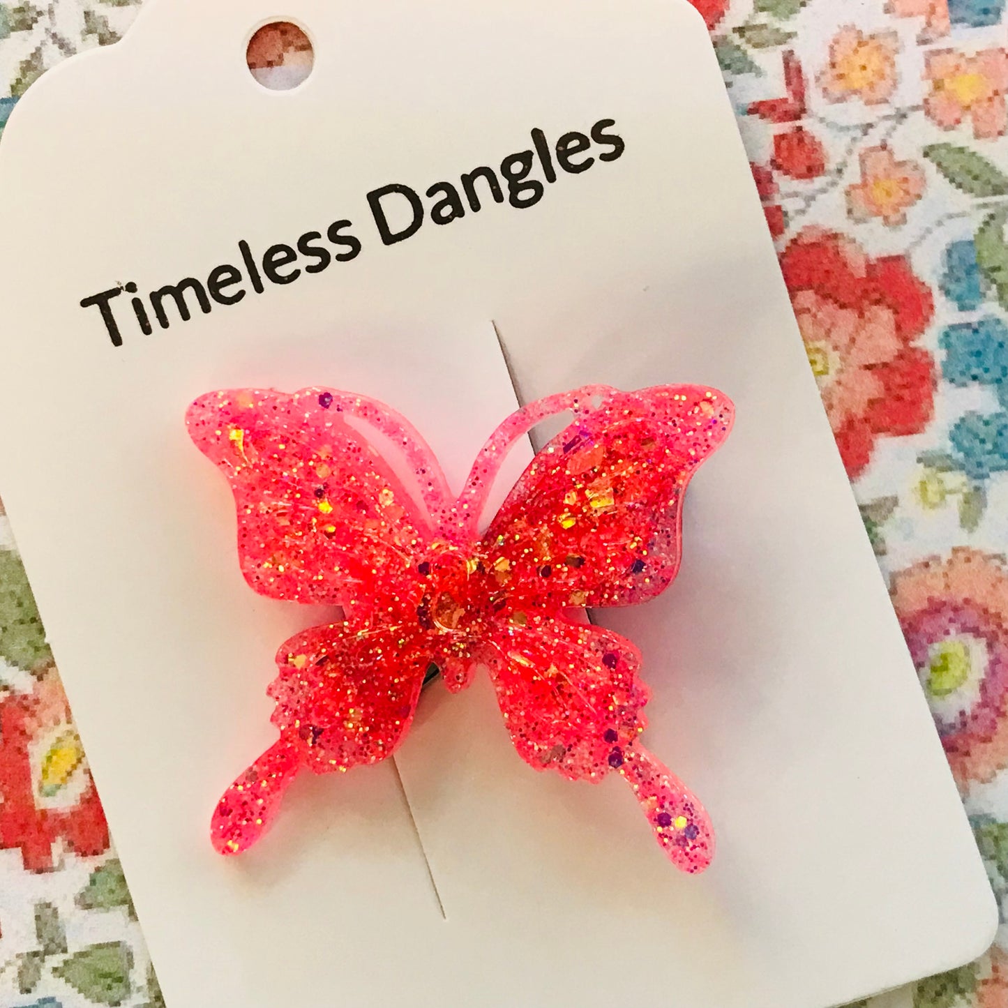 Resin Sparkle Hair Clips - Single Clip