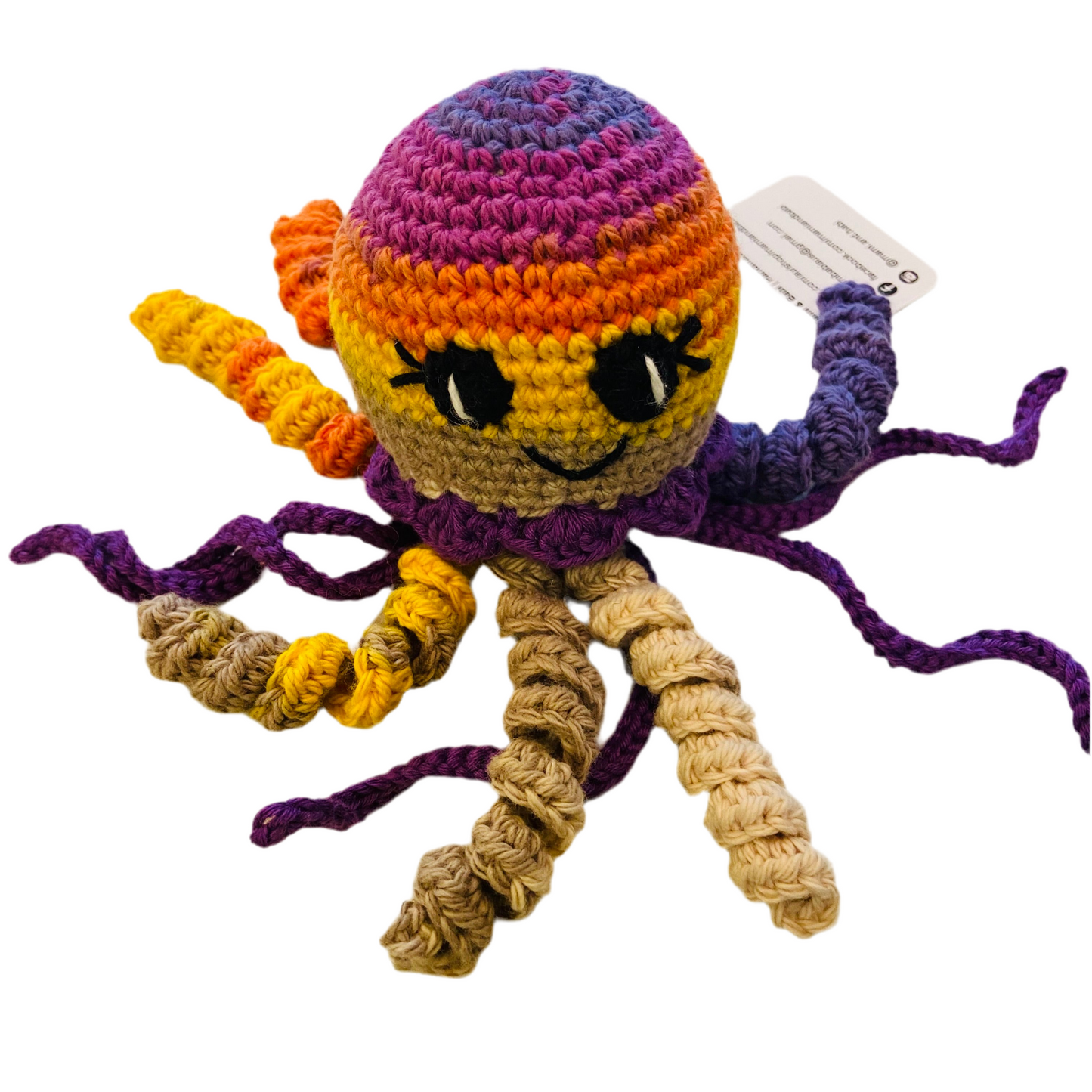 Octopus Crochet Toy - multi coloured