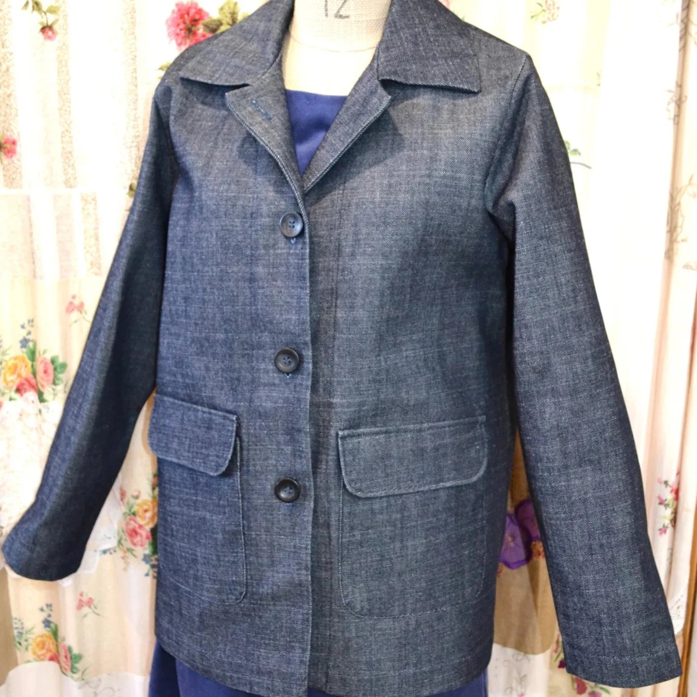 Women's Handmade Denim Utility Jacket