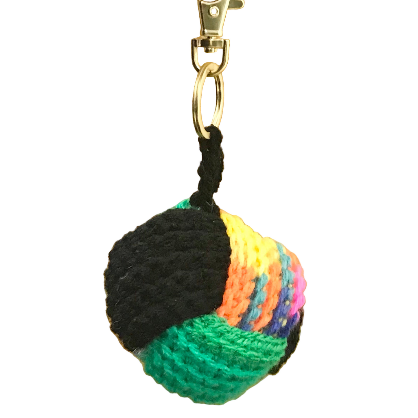 Crochet Ball keyring