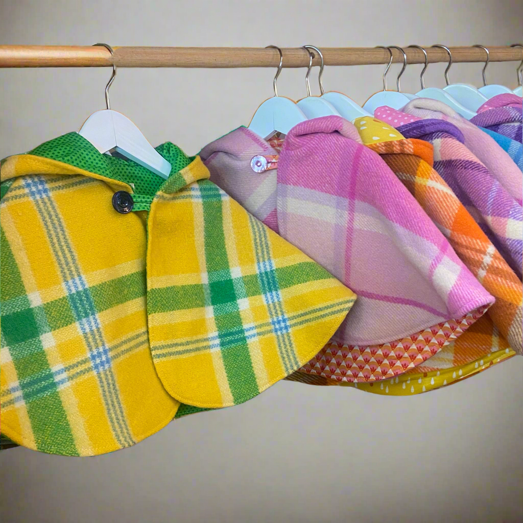Hooded Woollen Capes - Vintage Blankets
