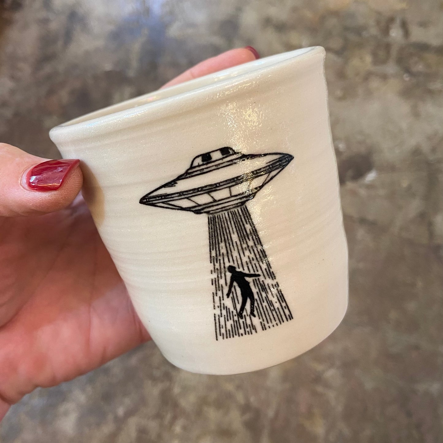 Handmade Pottery Hug Mugs