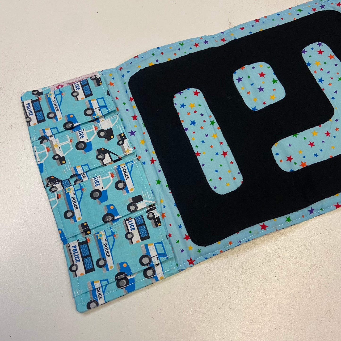 Handmade Fabric Toy Car Travel Roll Wallet
