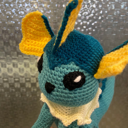 Vaporeon Crochet Toy