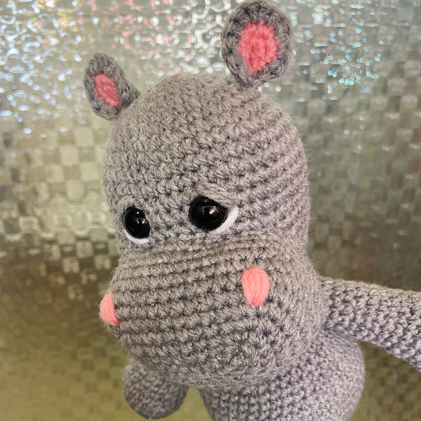 Crochet Hippo Toy