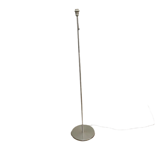 Lamp Base Only - Chrome Stick Floor Lamp
