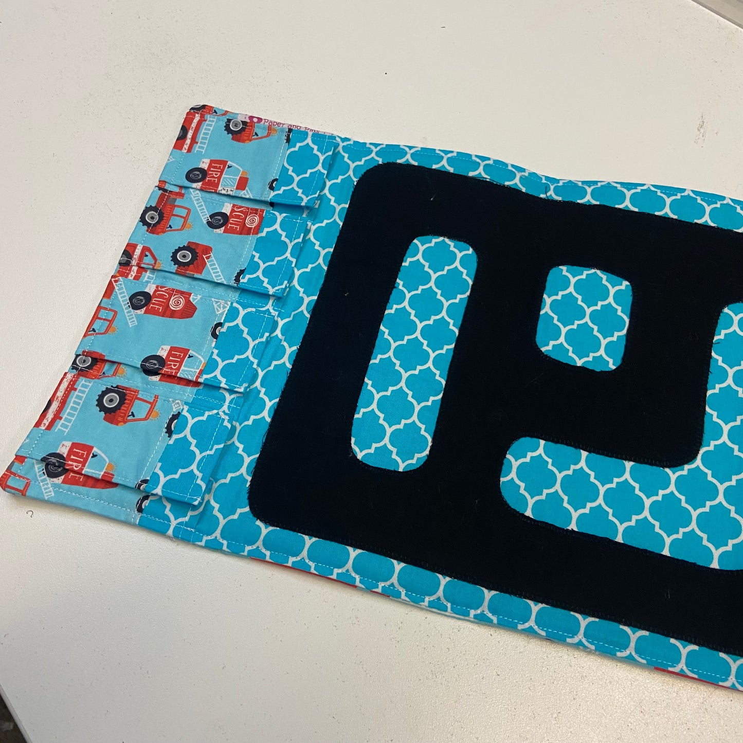 Handmade Fabric Toy Car Travel Roll Wallet