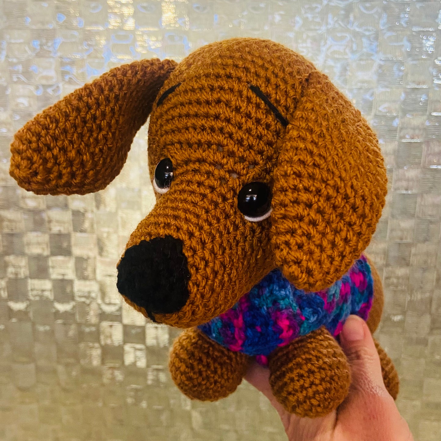 Dachshund Crochet Toy