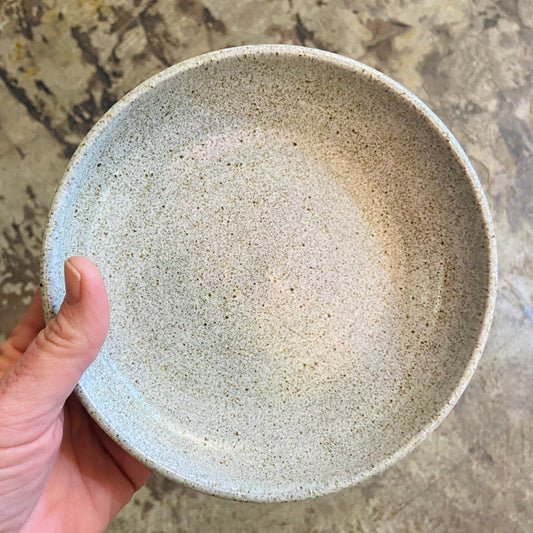 Handthrown Pottery Round  Bowl