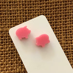 Novelty Studs Earrings - Graphic Acrylic