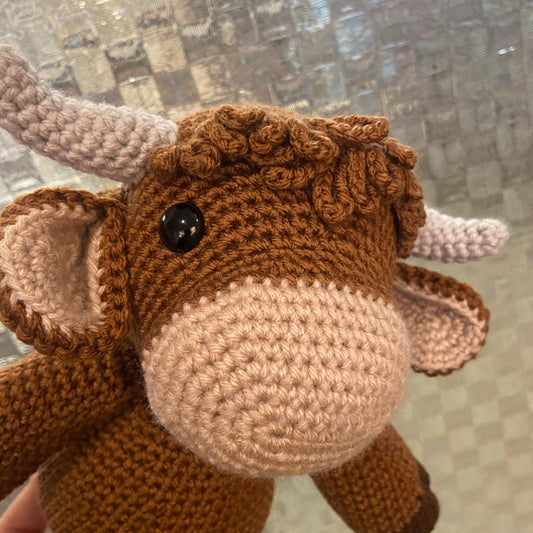 Hairy Coo Crochet Toy 9 (Highland Cow)