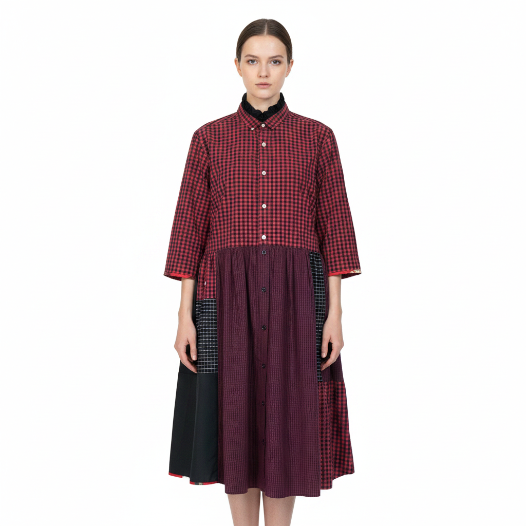 Scarecrow Dress - Red Check