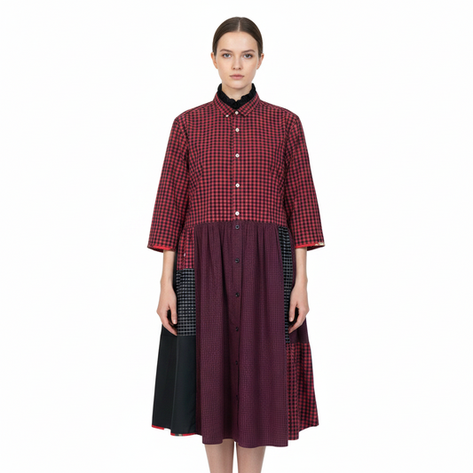 Scarecrow Dress - Red Check