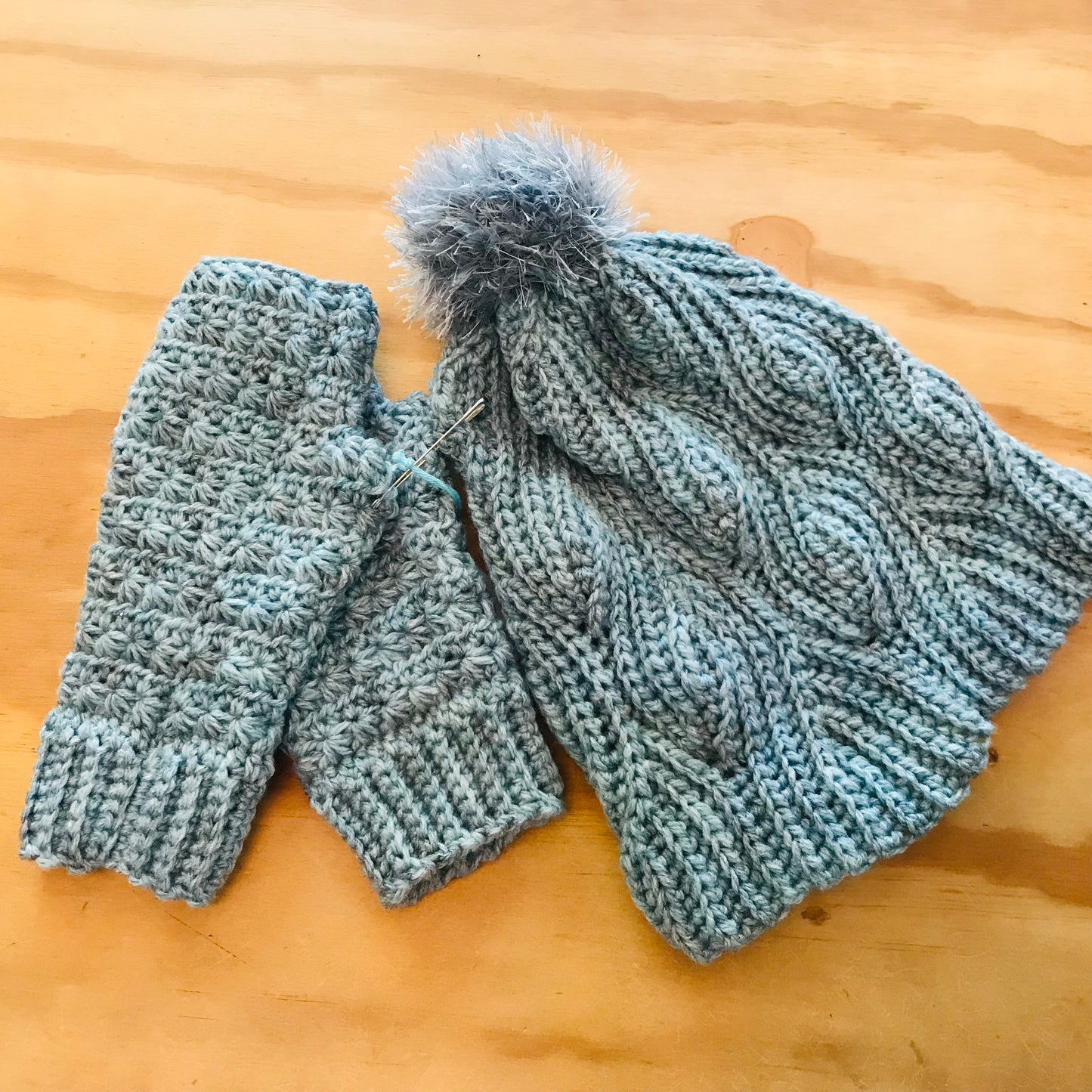 Crochet fingerless gloves - various colours