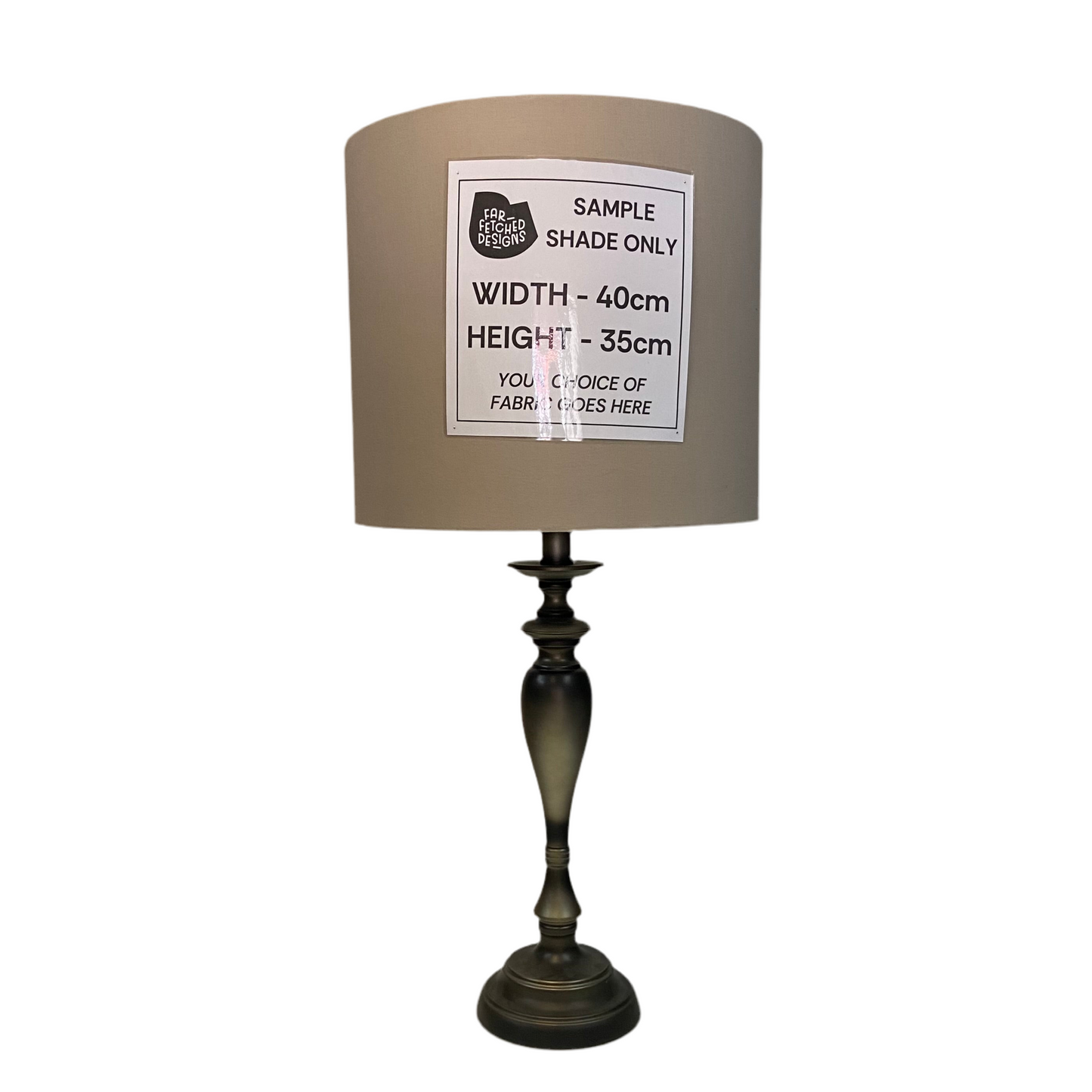 Lamp Base Only - Ornate Pewter Detailed Table Lamp