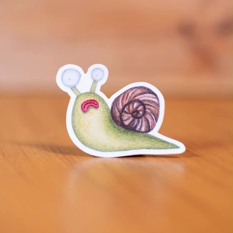 Original Illustration Die Cut Vinyl Stickers
