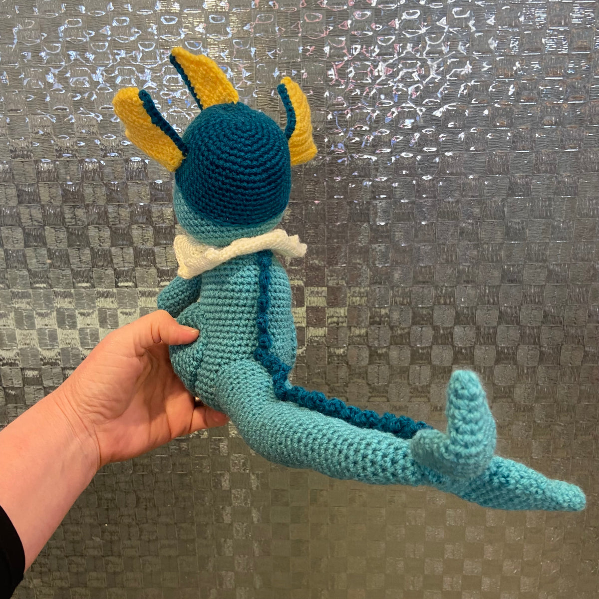 Vaporeon Pokemon Crochet Toy