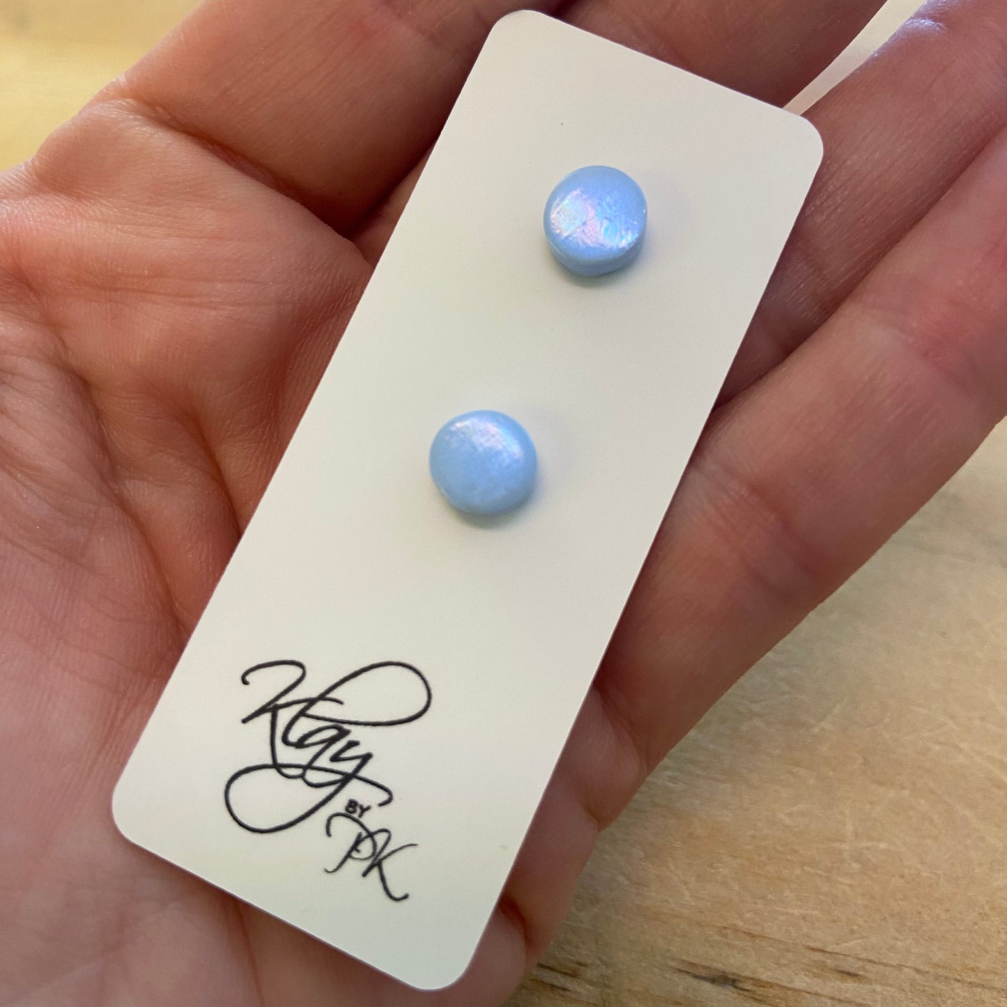 Handmade Polymer Clay Earrings - studs