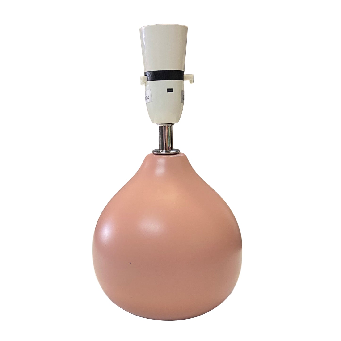 Blush Ceramic Table Lamp with Wild Protea Shade