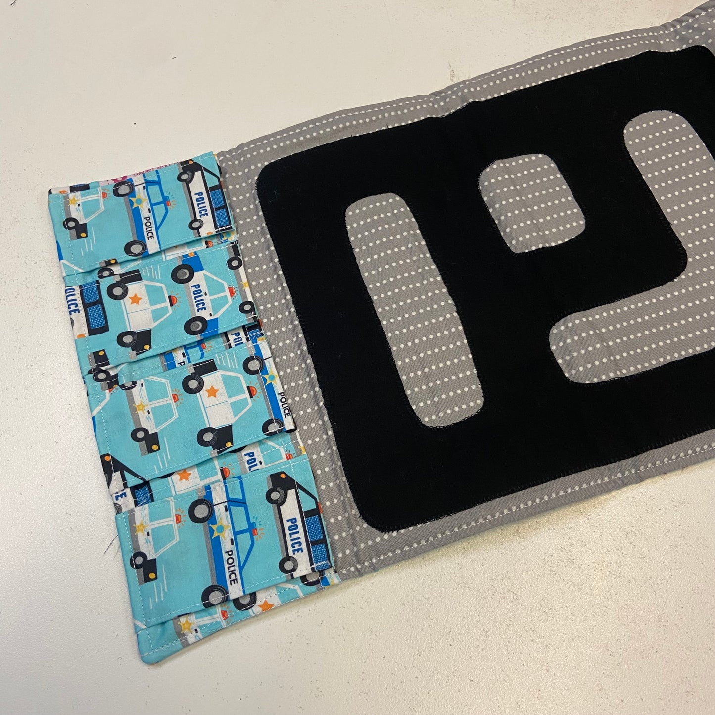 Handmade Fabric Toy Car Travel Roll Wallet