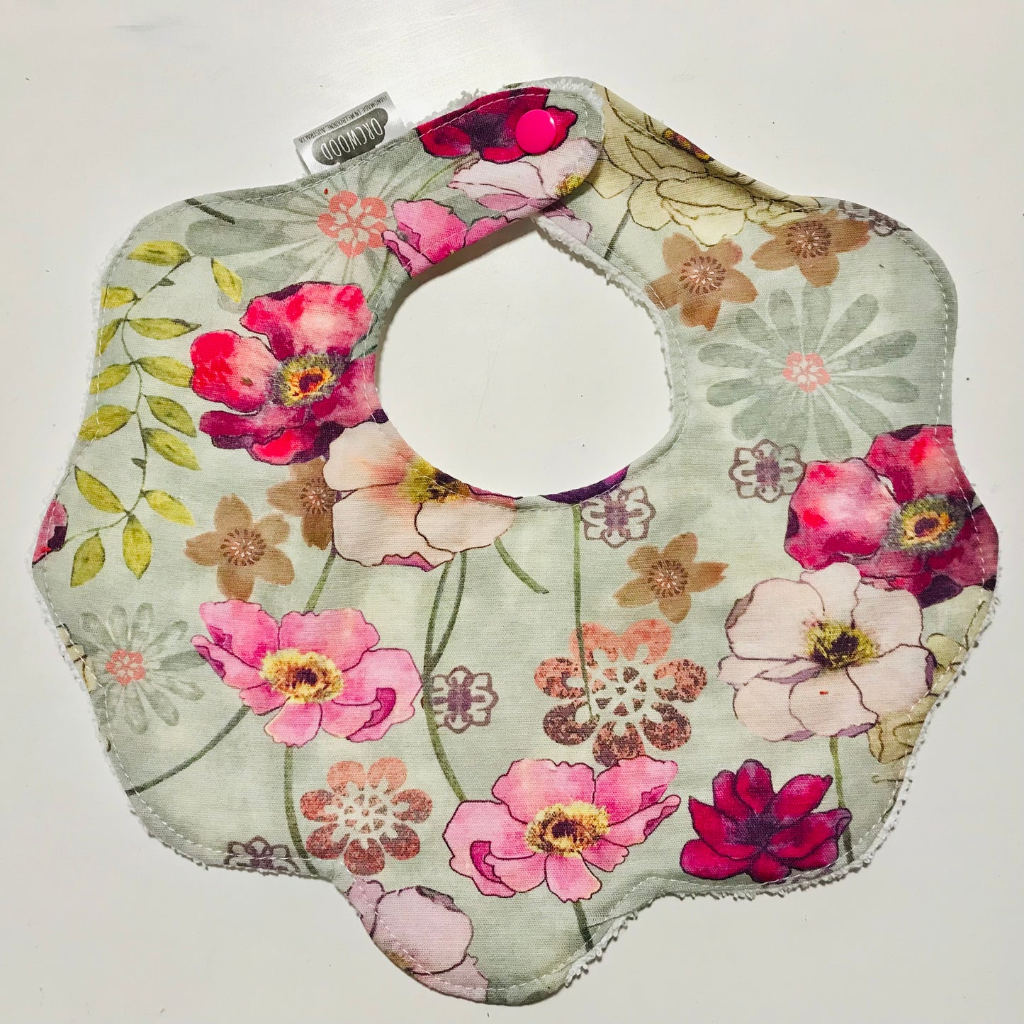 Bibs - Handmade Scalloped baby and toddler bib