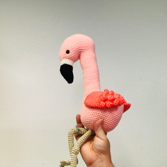 Flamingo Crochet Toy
