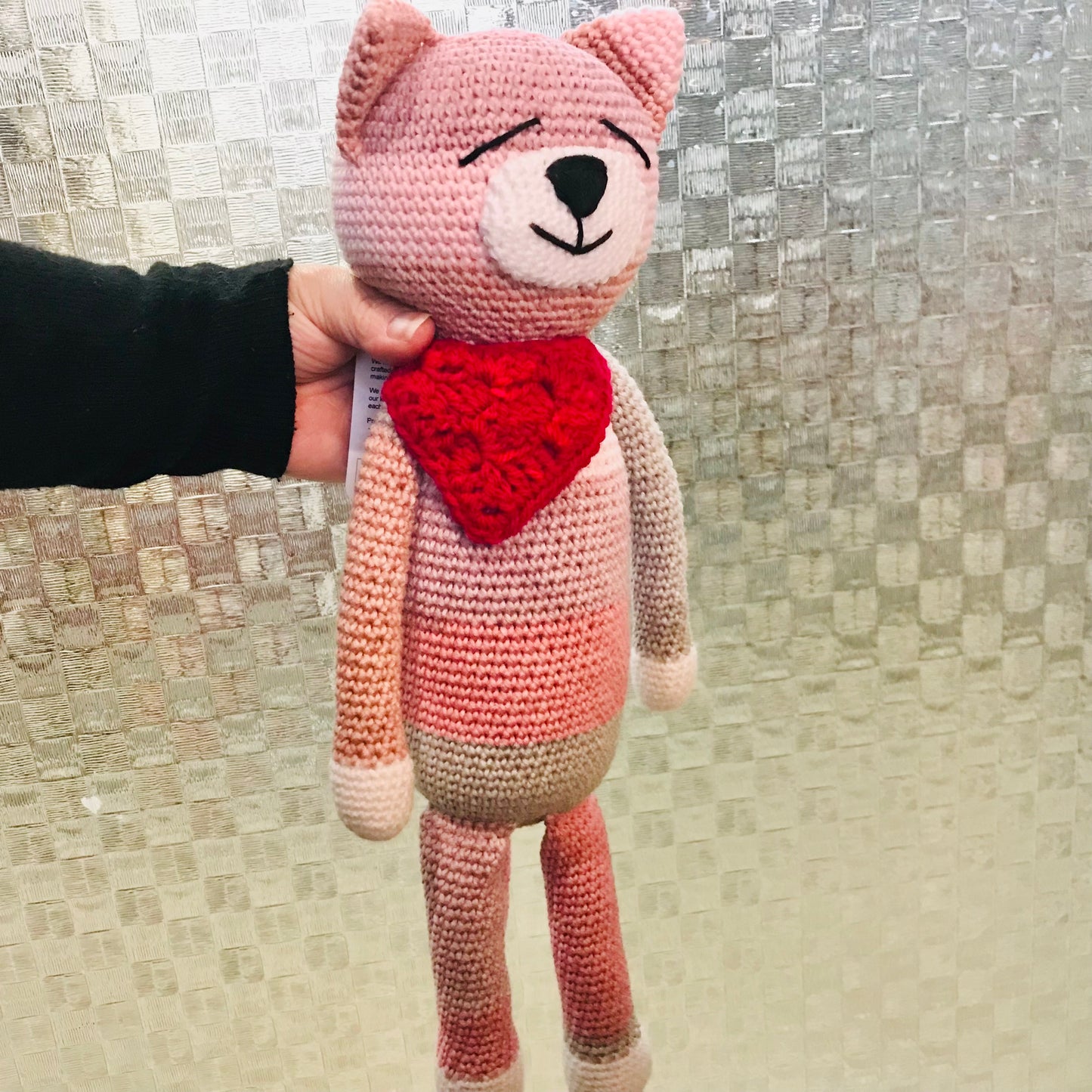 Crochet Stripey Cat Toy