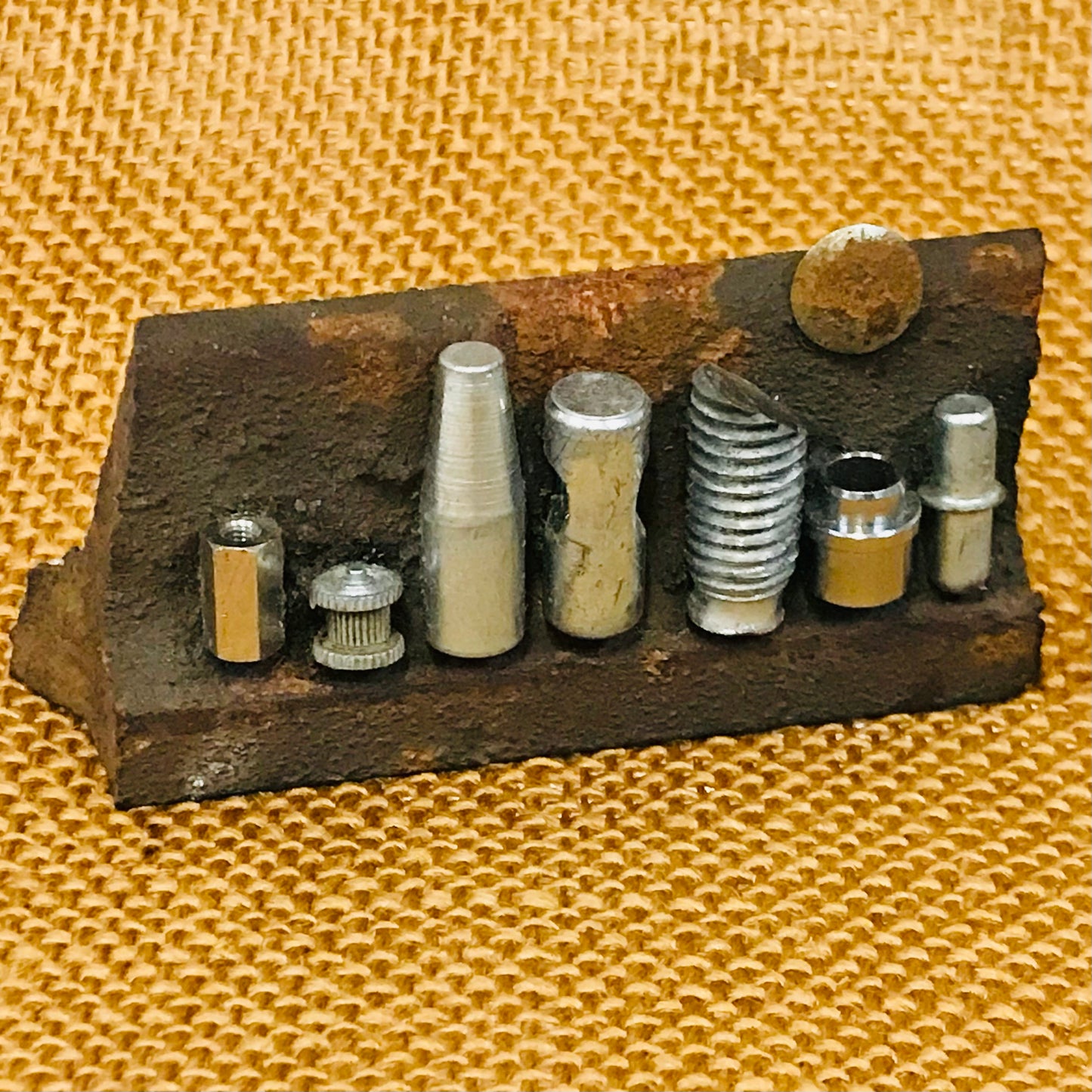 Found Object Sculpture - Bad Moon Rising 4: Moon Rust