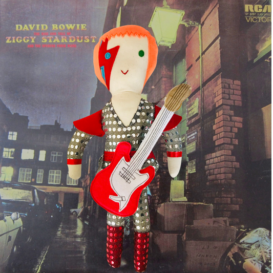 David Bowie Ziggy Stardust Cloth Doll
