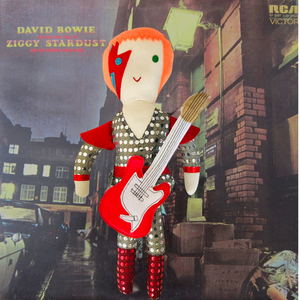David Bowie Ziggy Stardust Cloth Doll