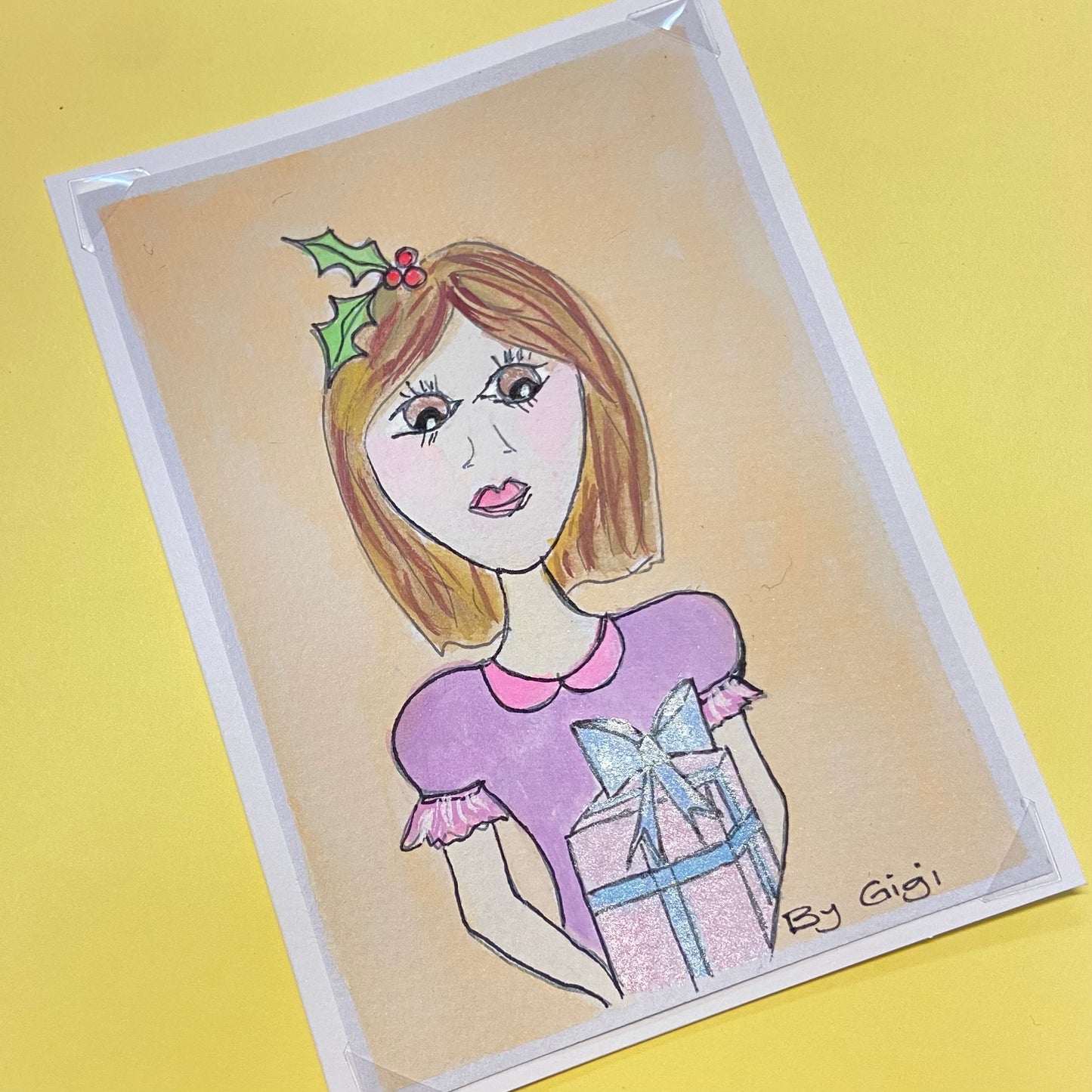 Hand Drawn Keepsake Artwork Christmas Cards