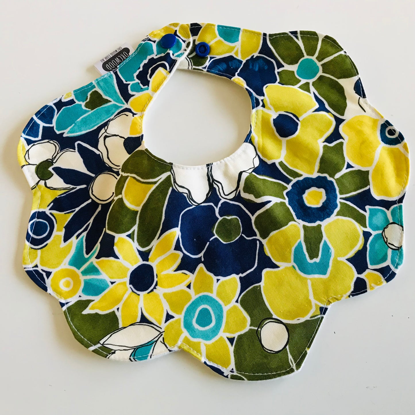 Bibs - Handmade Scalloped baby and toddler bib