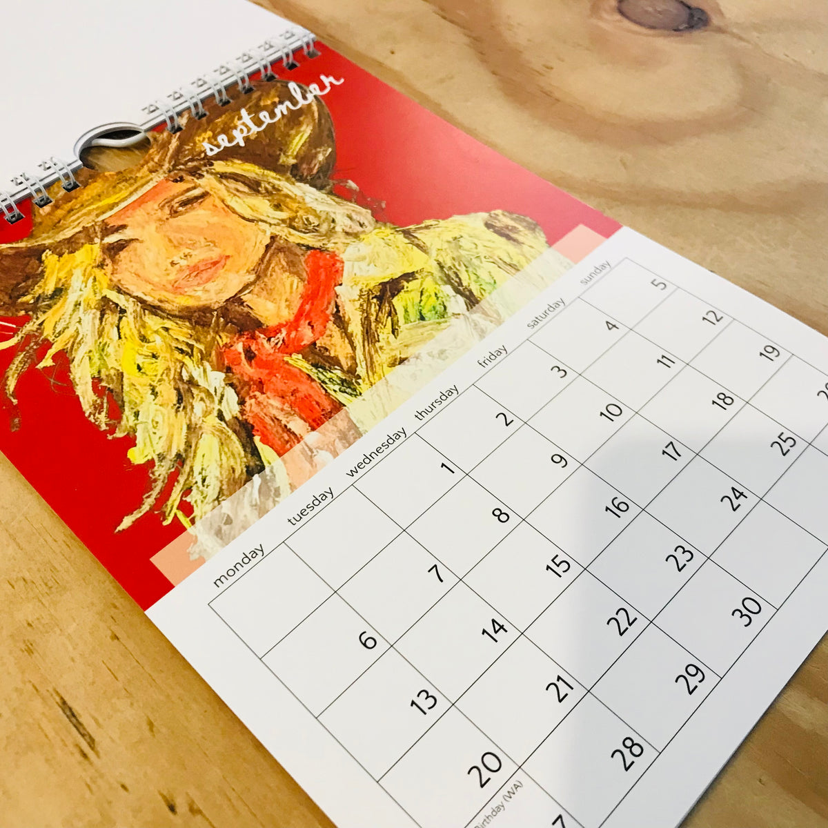 2027 Art Calendar by Melissa Baldrey Brown (A5)