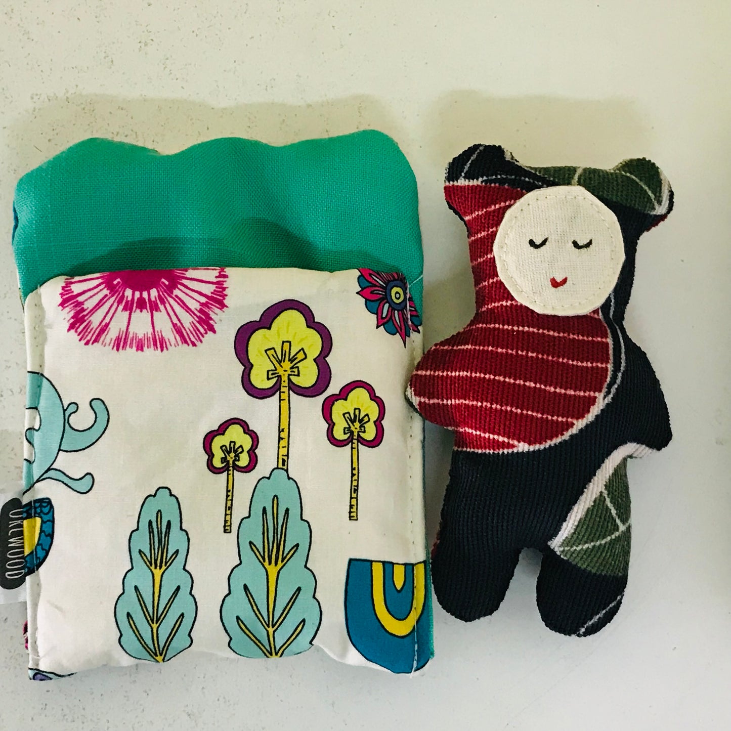 Handmade OOAK Mini Sleepy Bear with Sleeping Bag