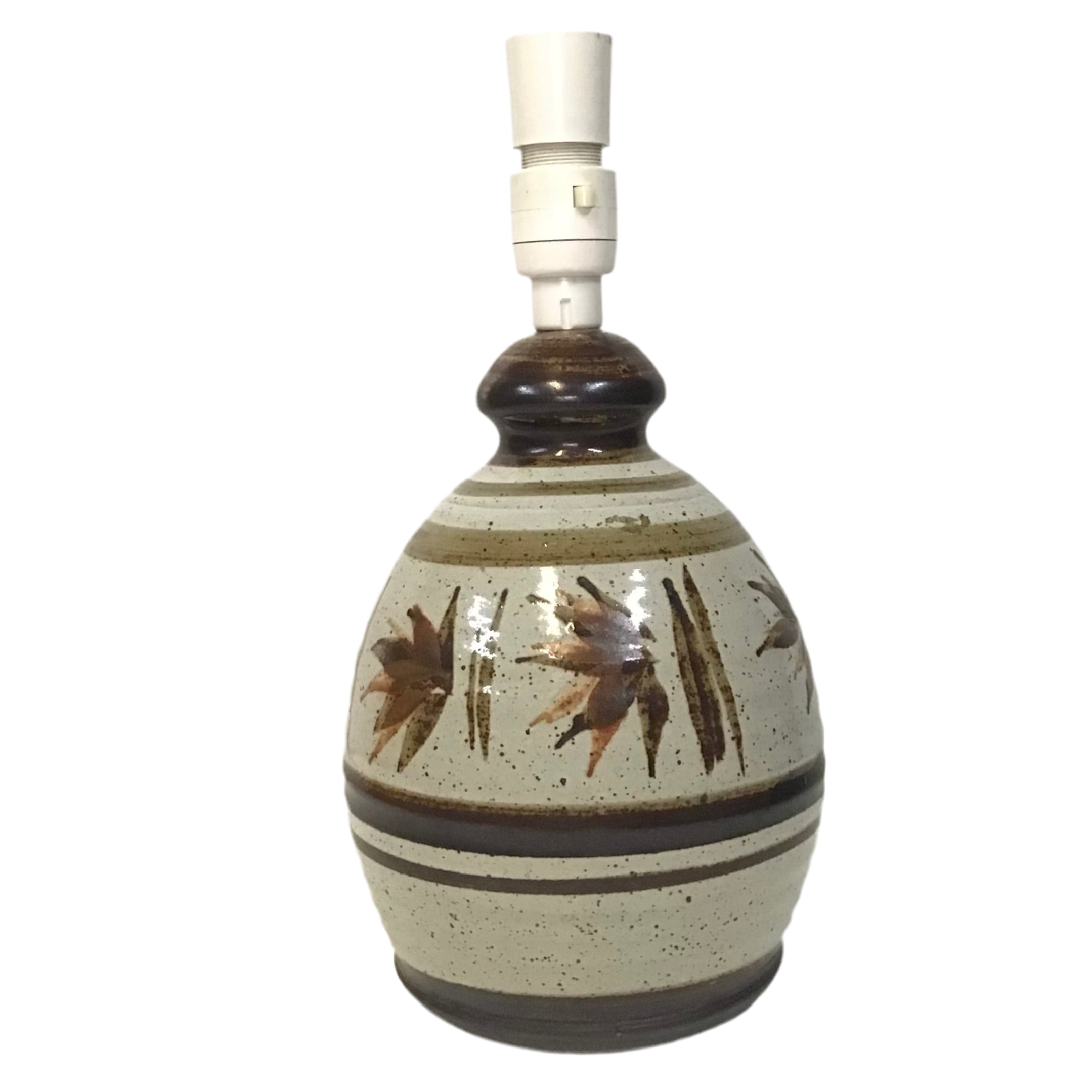 Lamp Base Only - Hand Pottered Rustic Table Lamp – Far Fetched Designs