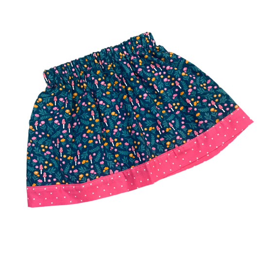 Cord Skirt - TOADSTOOLS IN THE GARDEN