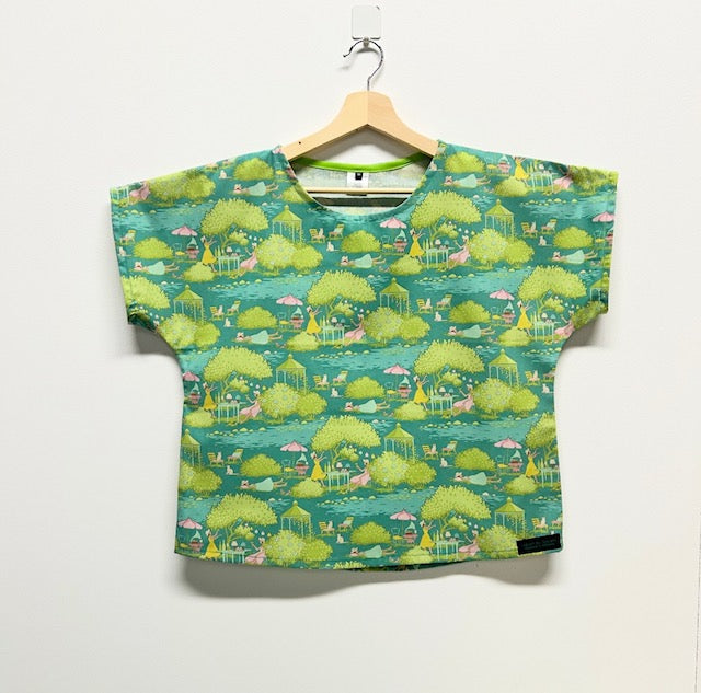 Women’s Handmade Short Sleeve Summer Top - SUNDAY BRUNCH / MEDIUM