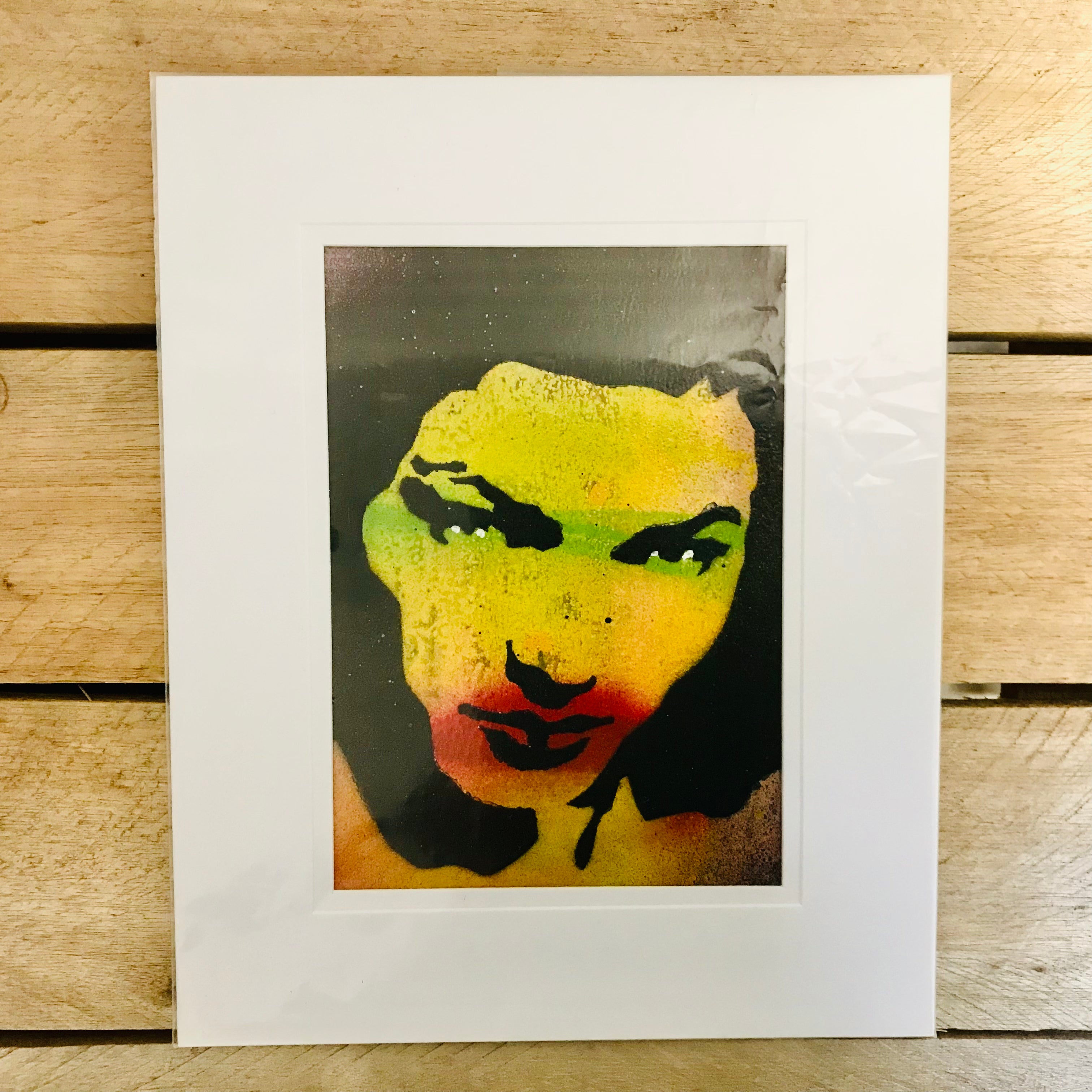 Persons of Interest Artwork - LAUREN BACALL IN YELLOW (unframed)