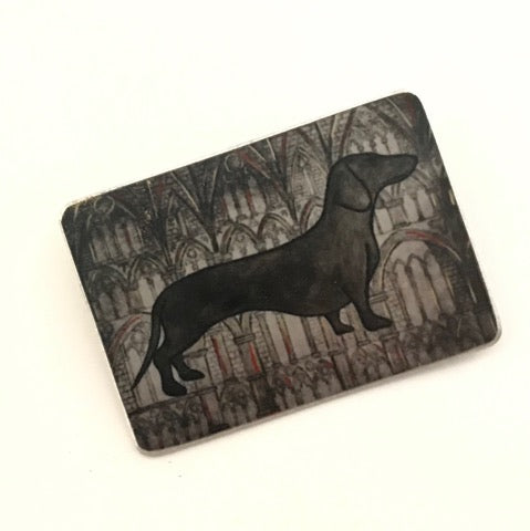 Aluminium Original Art Brooch / Pendant