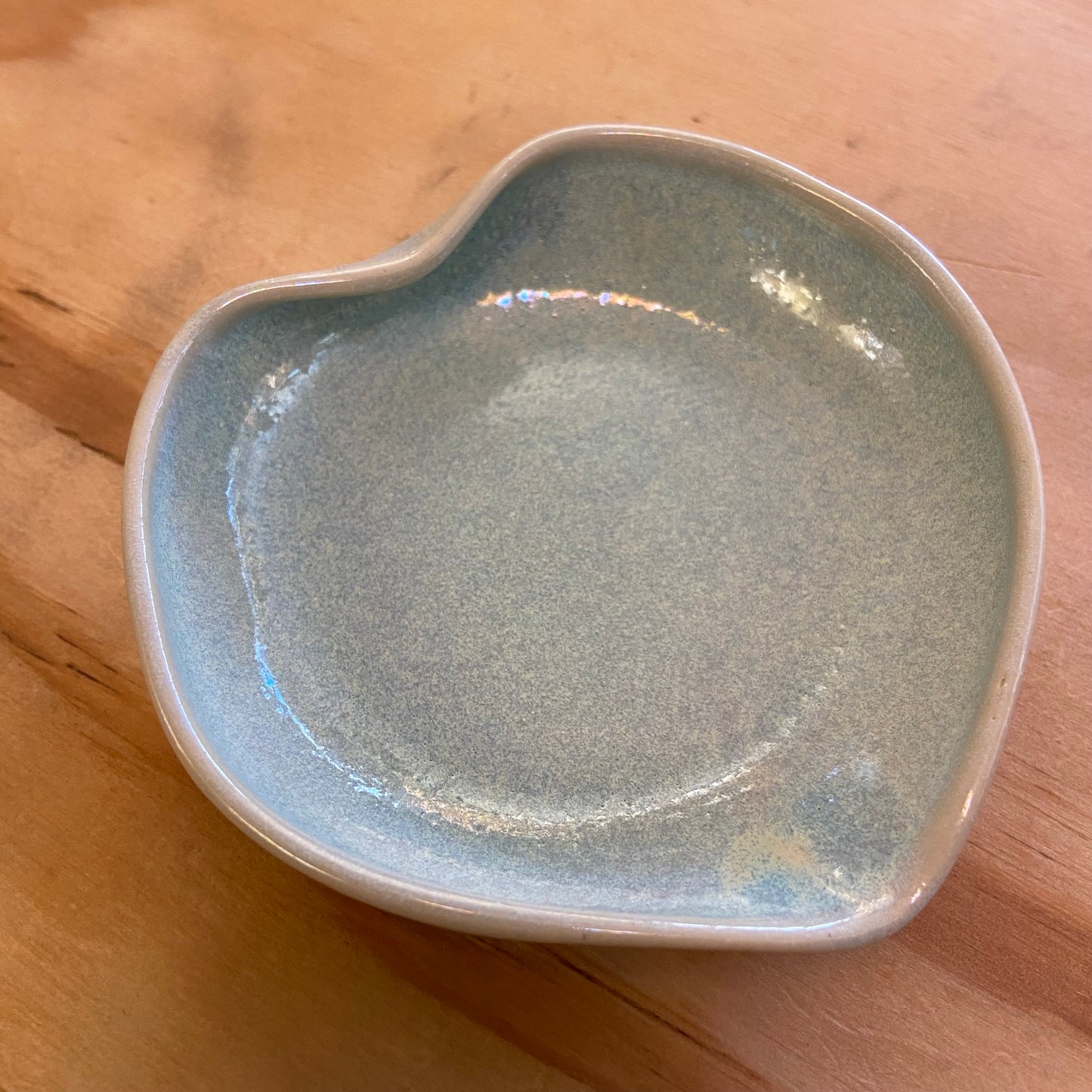 Handthrown Pottery Heart Trinket Dish