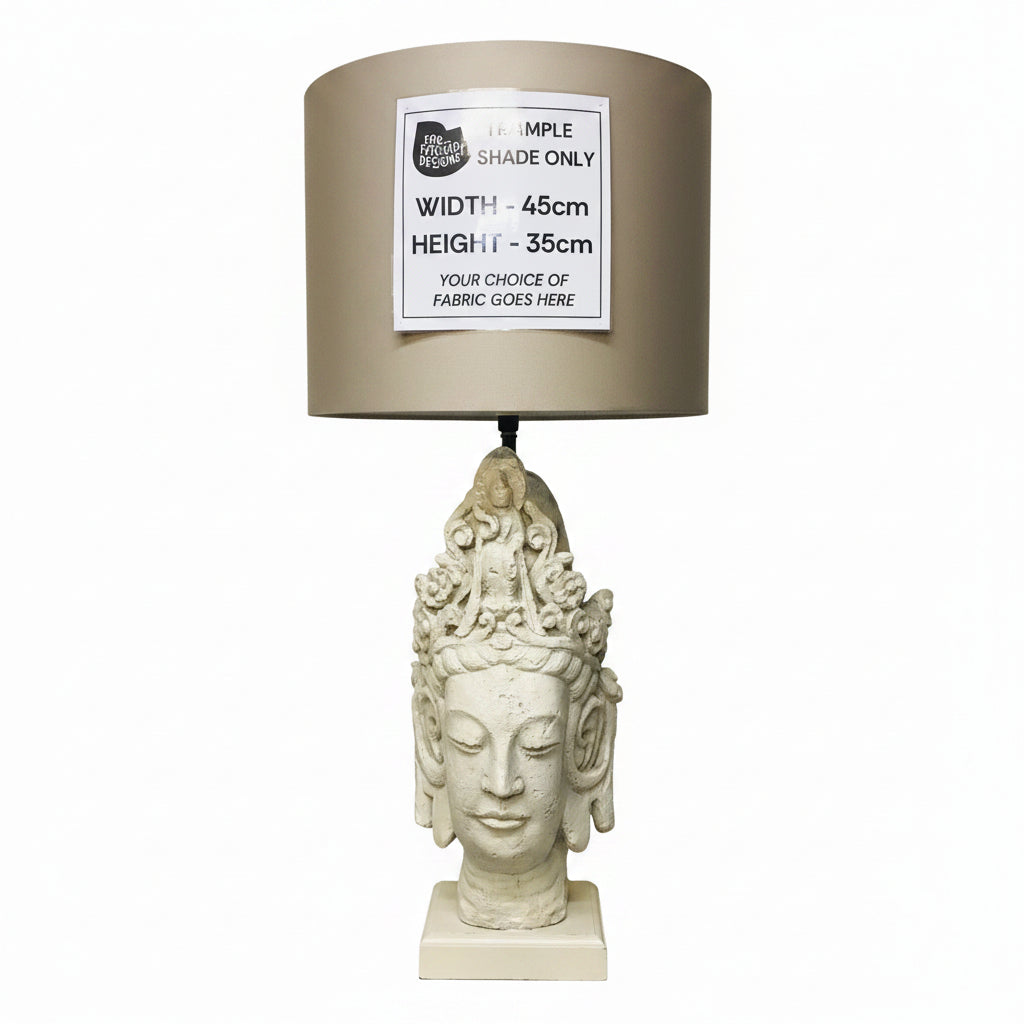 Lamp Base Only - Oversized 1968 Balinese Reproduction Sculpture Table Lamp