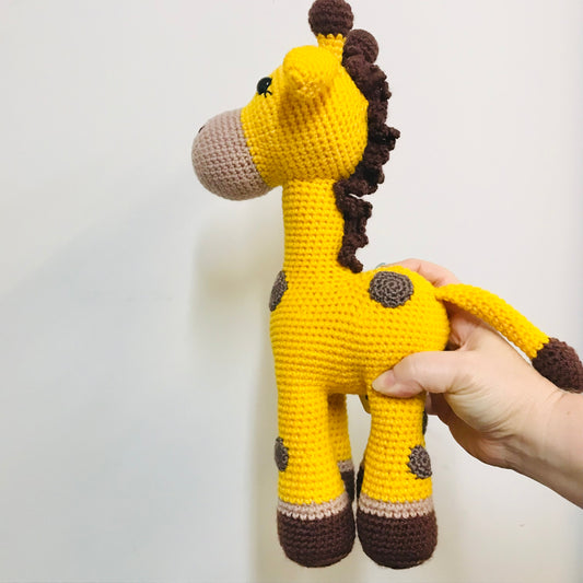 Standing Giraffe Crochet Toy