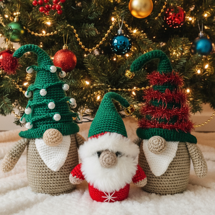 Christmas Shelf Elf Crochet Toy