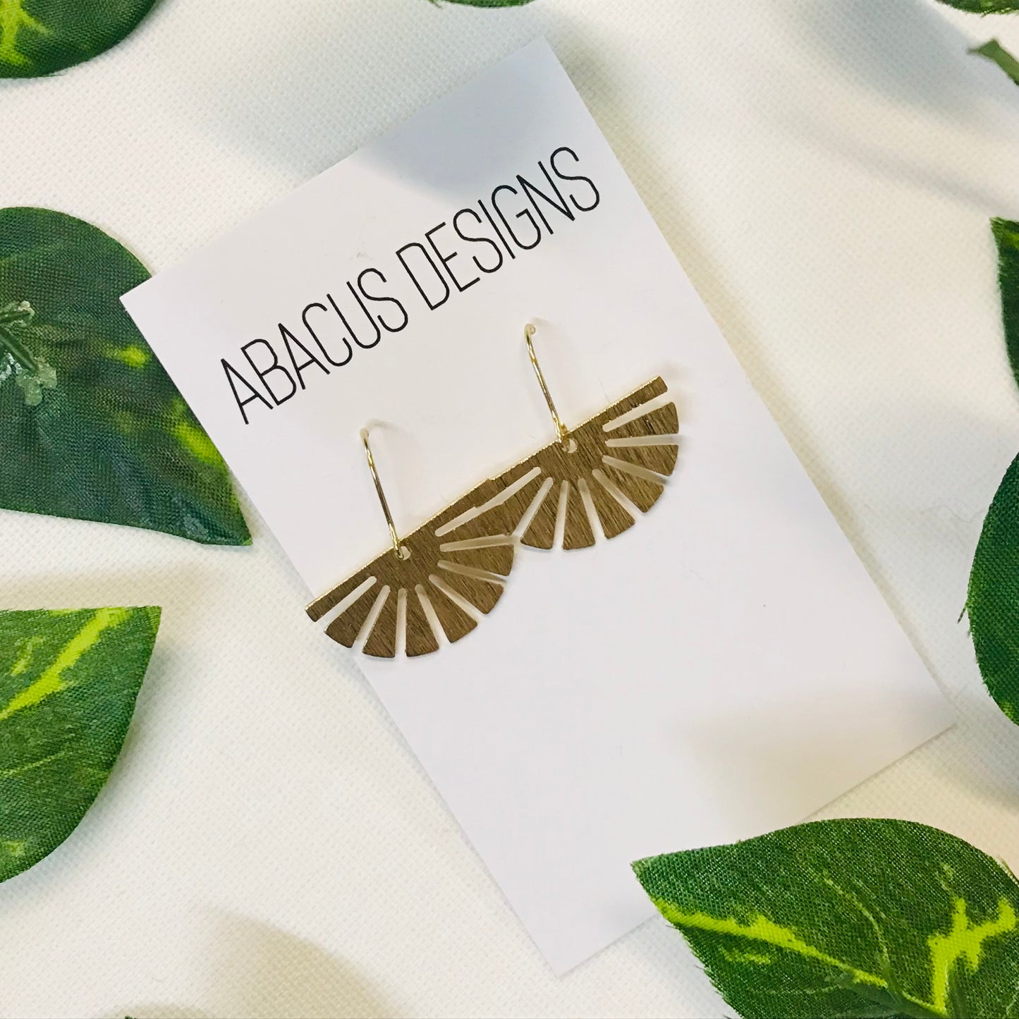 Brass Dangle Earrings