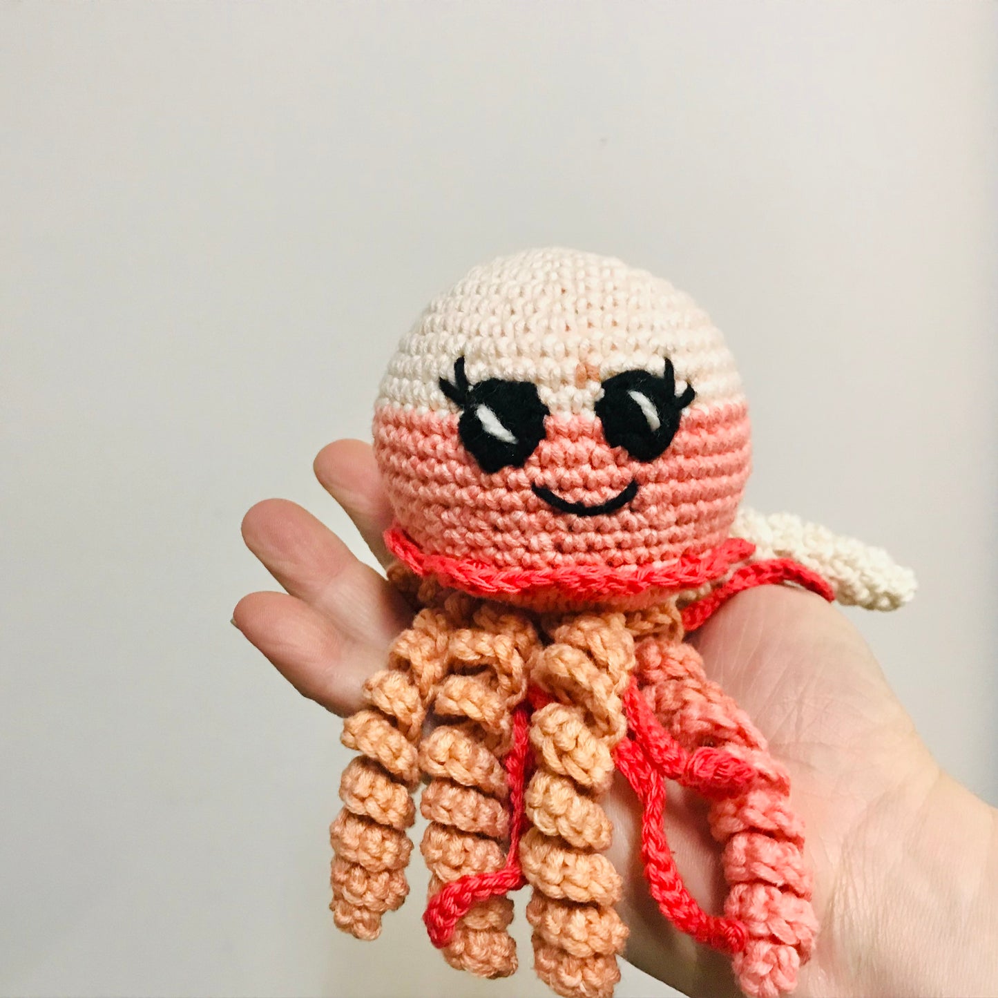 Octopus Crochet Toy - multi coloured