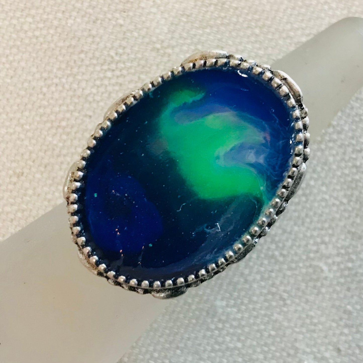 Mixed Metal & Resin adjustable rings